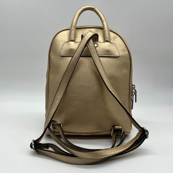 I.N.C. International Concepts Metallic Gold Farrah Backpack - Picture 2 of 12